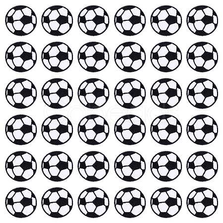 36Pcs Computerized Embroidery Cloth Iron on/Sew on Patches PATC-PH0001-80-1