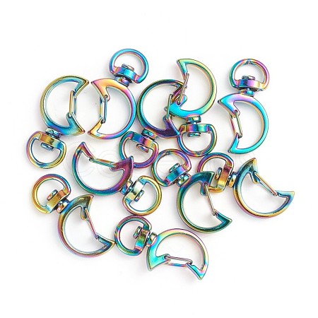 Alloy Swivel Lobster Clasps PALLOY-TAC0009-85-1