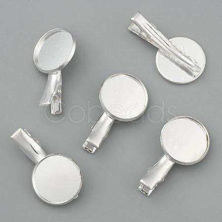 Iron Flat Alligator Hair Clip Findings IFIN-I014-S-1