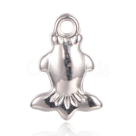 Goldfish CCB Plastic Pendants CCB-J028-19P-1
