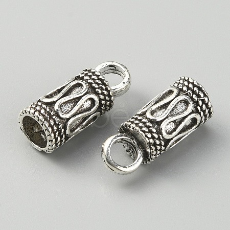 Zinc Alloy Cord End FIND-WH0144-86A-AS-1