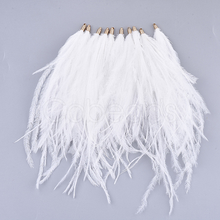 Ostrich Feather Tassel Big Pendant Decorations FIND-S302-08A-1