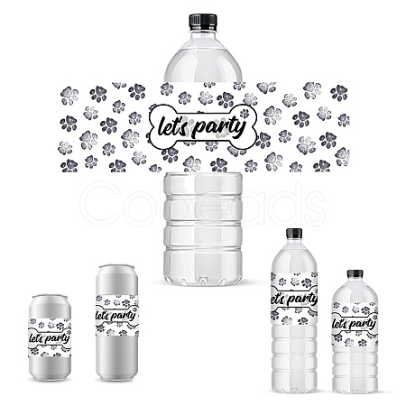 Bottle Label Adhesive Stickers DIY-WH0520-012-1