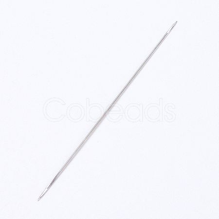 Iron Open Beading Needle IFIN-P036-01C-1