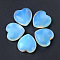 Opalite Healing Stones, Heart Stones, Pocket Palm Stones for Reiki Balancing, 30x30mm