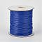 Eco-Friendly Korean Waxed Polyester Cord, Blue, 2mm, about 90yards/roll(80m/roll)