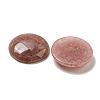 Natural Strawberry Quartz Cabochons G-C115-02B-10-2