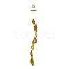 Chakra Natural Dyed Agate Piece Hanging Ornament HJEW-R126-01C-1