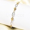 304 Stainless Steel Link Bracelets BJEW-A044-03C-GP-3