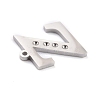 Non-Tarnish 304 Stainless Steel Pendant Rhinestone Settings STAS-F267-09Z-P-4