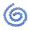 1 Strand Handmade Glod Sand Lampwork Beads Strands LAMP-TA0002-09H-2