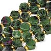 Natural Ruby in Zoisite Beads Strands G-F833-B14-01-2