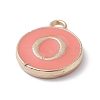 (Defective Closeout Sale Border damaged) Golden Plated Alloy Enamel Charms ENAM-XCP0001-20O-4