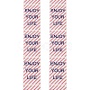 200Pcs Thank You Theme Stickers Roll DIY-M070-01F-3