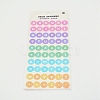Waterproof Laser Plastic Self Adhesive Stickers LS-DIY-TAC0005-63-1