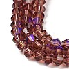 Transparent Electroplate Glass Beads Strands EGLA-A039-T2mm-L05-3