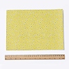 Floral Pattern Printed A4 Polyester Fabric Sheets DIY-WH0158-63A-10-1