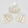 Natural Mother of Pearl Shell Pendants SSHEL-L002-09-2