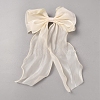 Big Bowknot Organza Hair Barrettes AJEW-WH20002-15A-1