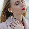 16Pcs 8 Style 304 Stainless Steel Stud Earrings Finding STAS-UN0042-34-5