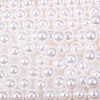 Eco-Friendly Plastic Imitation Pearl Beads MACR-OC0001-03-5