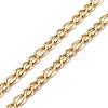Alloy Enamel Clover Pendant Necklace with Brass Chains for Women NJEW-JN04087-6