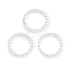 Brass Soldered Closed Jump Rings KK-K253-15D-03S-1
