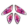 Transparent Resin Wing Pendants Set RESI-TAC0021-01B-3