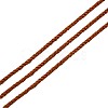 Eco-Friendly Dyed Round Nylon Cotton Braided Cords Threads OCOR-L001-821-207-1