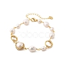Pearl Beaded Bracelets BJEW-P350-02G-4