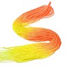 Transparent Gradient Color Glass Beads Strands GLAA-H021-01A-09-1