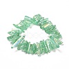 Natural Quartz Crystal Points Beads Strands G-K181-B32-2