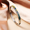 304 Stainless Steel Enamel Bangles FS-WG30162-10-1