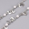 3.28 Feet Handmade Brass Beaded Chains X-CHC-I029-03P-2