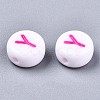 Opaque White Acrylic Beads MACR-N012-01Y-2