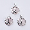 Natural Rose Quartz Kitten Pendants X-G-K234-D13-1