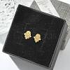 304 Stainless Steel Stud Earrings for Women STAS-Z117-16G-02-2