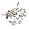 100Pcs Alloy Silverware Miniature Ornaments PW-WGF7D5F-05-1