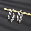 201 Stainless Steel Hoop Earrings LS-EJEW-P304-15A-P-2