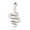 Non-Tarnish 201 Stainless Steel Pendants STAS-E015-17P-1