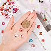 Flatback Glass Cabochons for DIY Projects GGLA-PH0005-12mm-06A-5