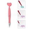 Heart ABS Plastic Nail Art Rhinestones Pickers Pens AJEW-C040-02C-1