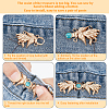 6 Sets 3 Colors Alloy Snap Lock Clasps FIND-NB0002-73-4