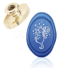 Wax Seal Brass Stamp Head AJEW-WH0213-023-1