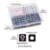160Pcs 4 Styles Craft Style Acrylic Beads MACR-YW0002-73-4