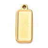 304 Stainless Steel Pendant Cabochon Settings STAS-Z204-04G-10-1