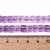 Crackle Transparent Glass Beads Strands GLAA-N062-6mm-06-4