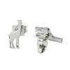 Non-Tarnish Cute Little Animal Theme 304 Stainless Steel Stud Earrings LS-EJEW-B041-04H-P-2