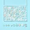 122Pcs 8 Styles Electroplate Transparent Glass Beads Sets EGLA-FS0001-51-7