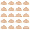 1 Set Unfinished Wooden Chips WOOD-OC0003-98C-1